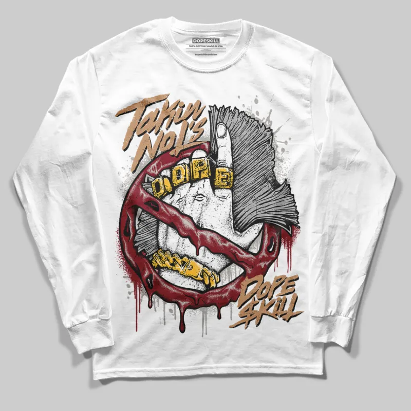 Samba OG Collegiate Burgundy DopeSkill Long Sleeve T-Shirt Takin No L's Graphic sold by DopeSkill
