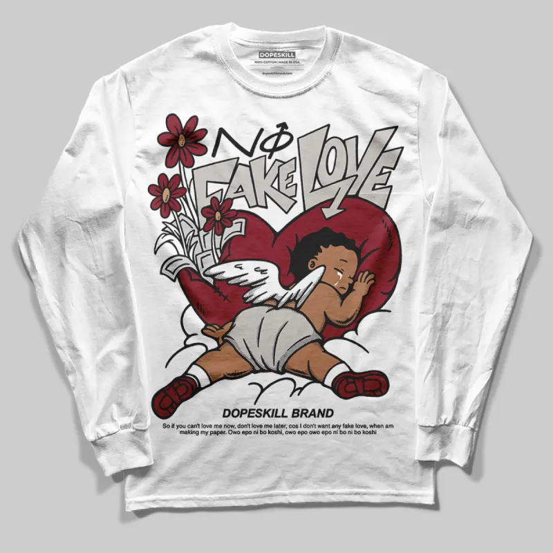 Samba OG Collegiate Burgundy DopeSkill Long Sleeve T-Shirt No Fake Love Graphic sold by DopeSkill