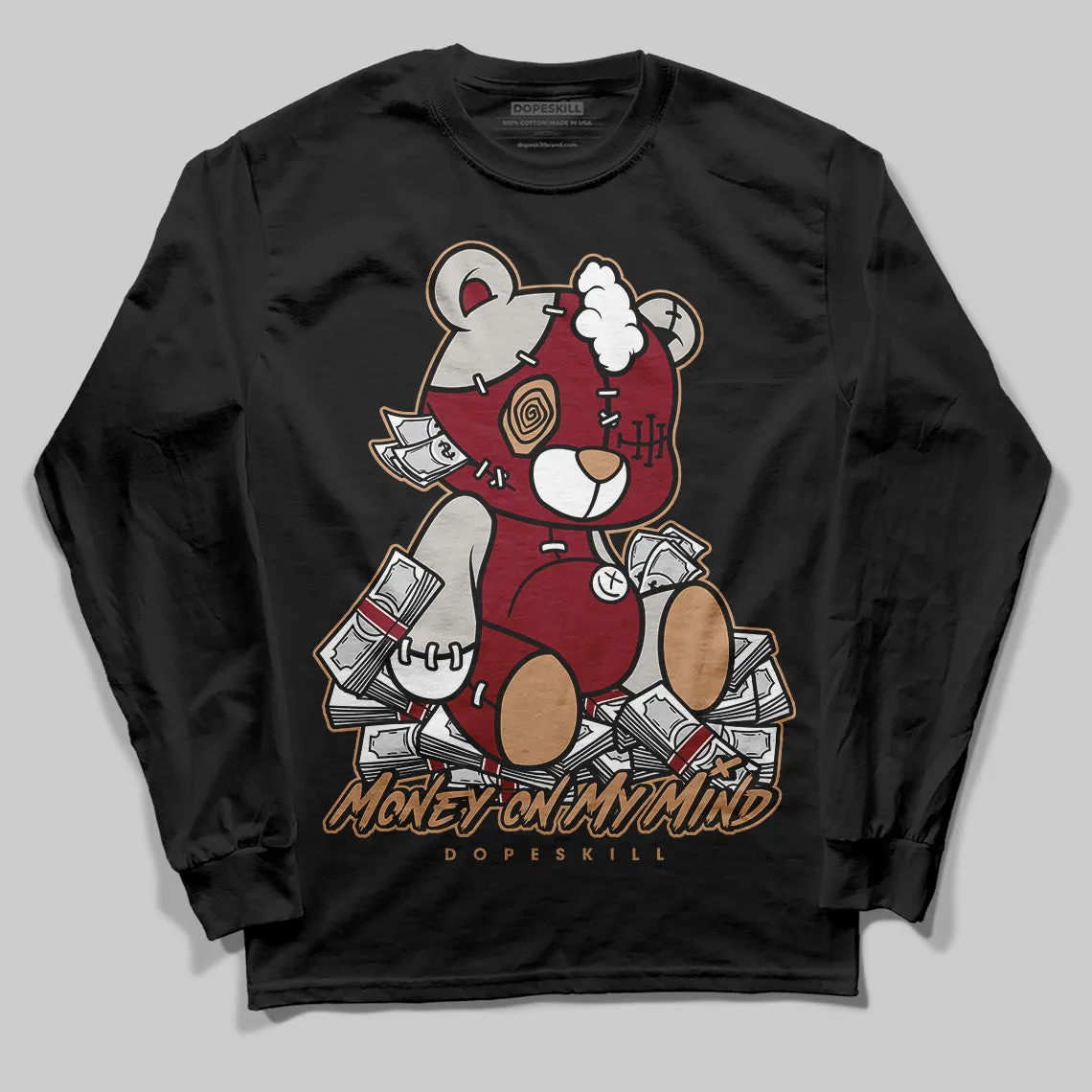 Samba OG Collegiate Burgundy DopeSkill Long Sleeve T-Shirt MOMM Bear Graphic sold by DopeSkill product image thumbnail 2