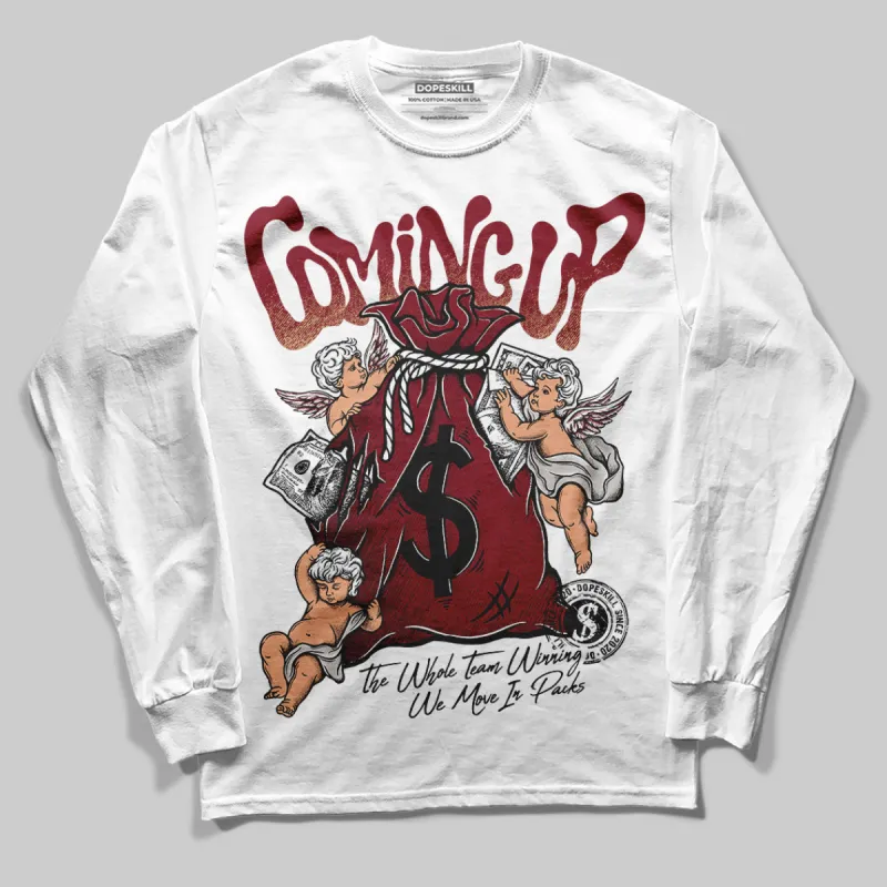 Samba OG Collegiate Burgundy DopeSkill Long Sleeve T-Shirt Money Bag Coming Up Graphic sold by DopeSkill