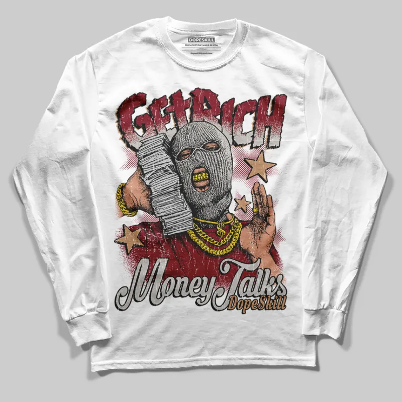 Samba OG Collegiate Burgundy DopeSkill Long Sleeve T-Shirt Get Rich Graphic sold by DopeSkill