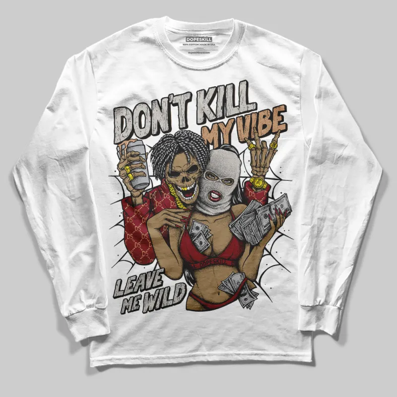 Samba OG Collegiate Burgundy DopeSkill Long Sleeve T-Shirt Don't Kill My Vibe Graphic sold by DopeSkill