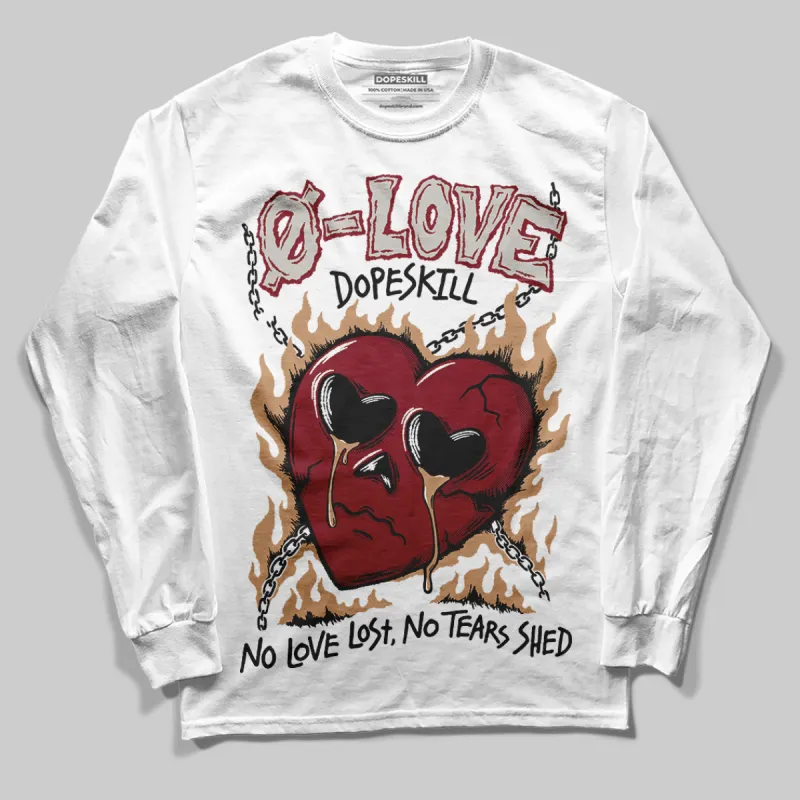 Samba OG Collegiate Burgundy DopeSkill Long Sleeve T-Shirt Crying Heart Graphic sold by DopeSkill