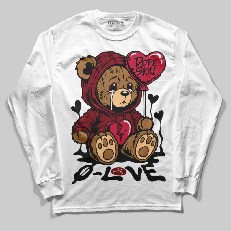 Samba OG Collegiate Burgundy DopeSkill Long Sleeve T-Shirt Broken Bear Graphic sold by DopeSkill