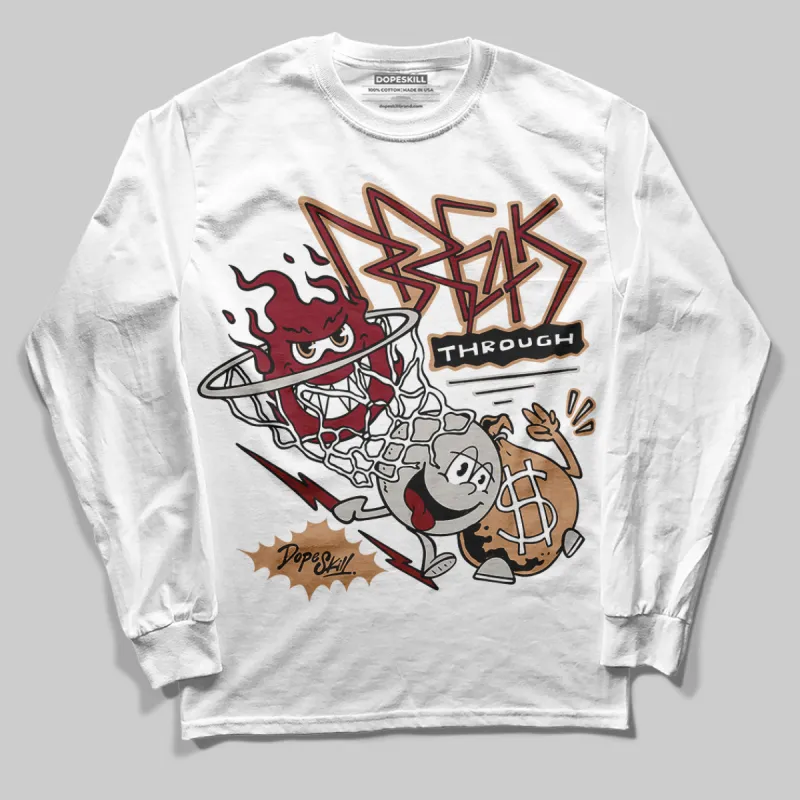 Samba OG Collegiate Burgundy DopeSkill Long Sleeve T-Shirt Break Through Graphic sold by DopeSkill