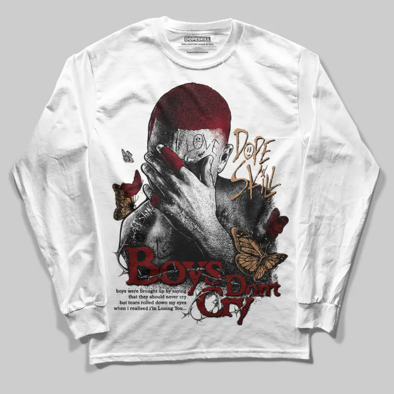 Samba OG Collegiate Burgundy DopeSkill Long Sleeve T-Shirt Boys Don't Cry Graphic sold by DopeSkill