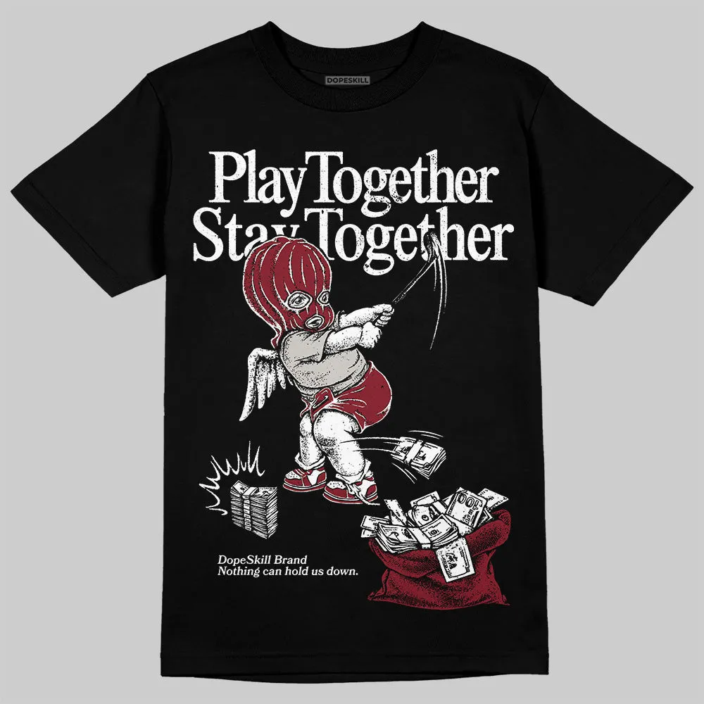 Samba OG Collegiate Burgundy DopeSkill T-Shirt Play together, Stay together Graphic sold by DopeSkill product image thumbnail 2