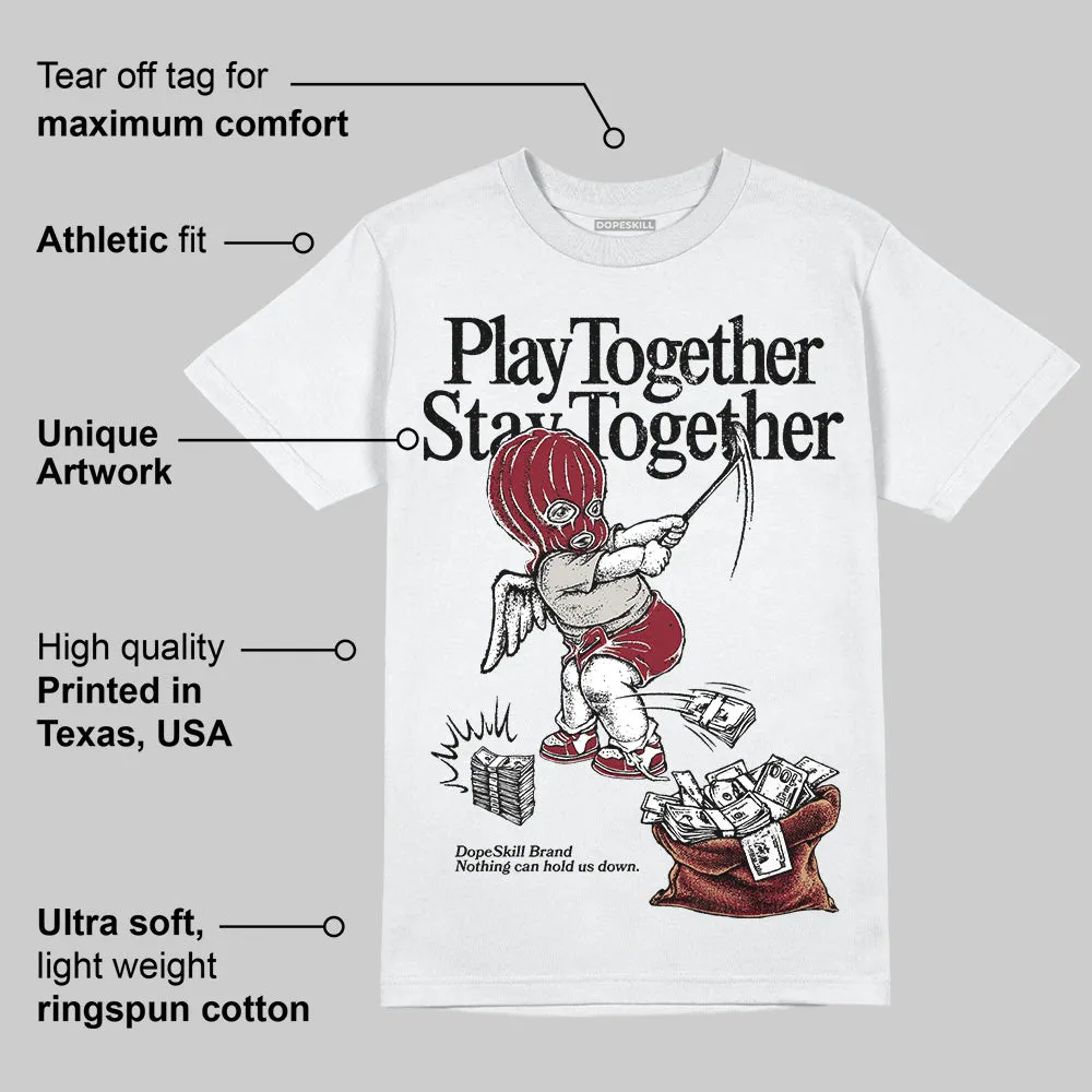 Samba OG Collegiate Burgundy DopeSkill T-Shirt Play together, Stay together Graphic sold by DopeSkill product image thumbnail 3