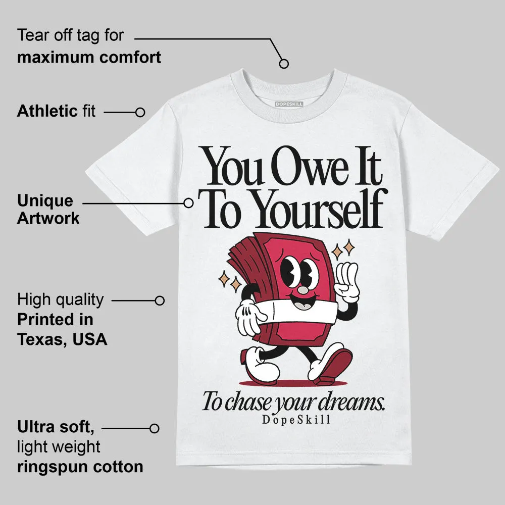 Samba OG Collegiate Burgundy DopeSkill T-Shirt Owe It To Yourself Graphic sold by DopeSkill product image thumbnail 3