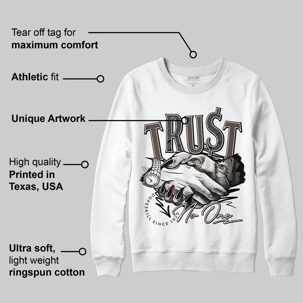 Samba OG White Black Clear Granite DopeSkill Sweatshirt Trust No One Graphic sold by DopeSkill product image thumbnail 3