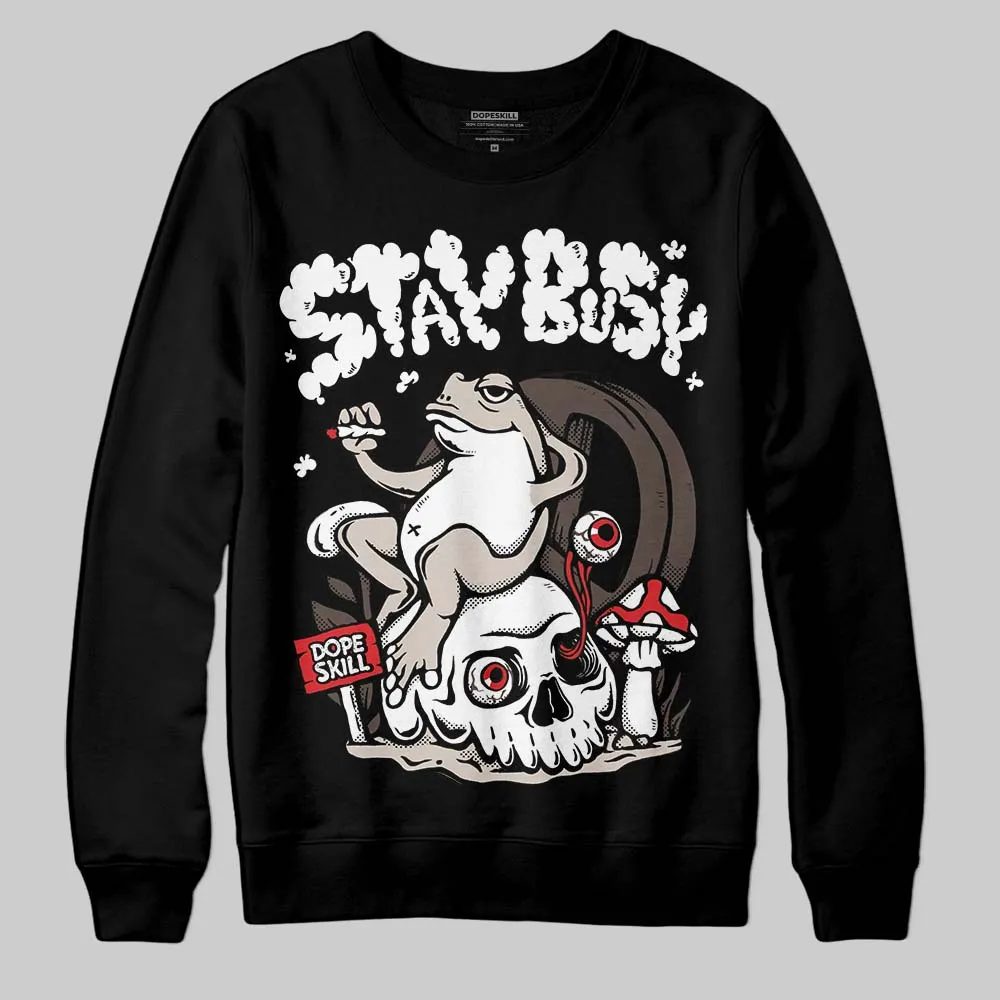 Samba OG White Black Clear Granite DopeSkill Sweatshirt Stay Busy Graphic sold by DopeSkill product image thumbnail 2