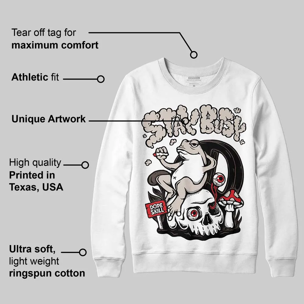 Samba OG White Black Clear Granite DopeSkill Sweatshirt Stay Busy Graphic sold by DopeSkill product image thumbnail 3