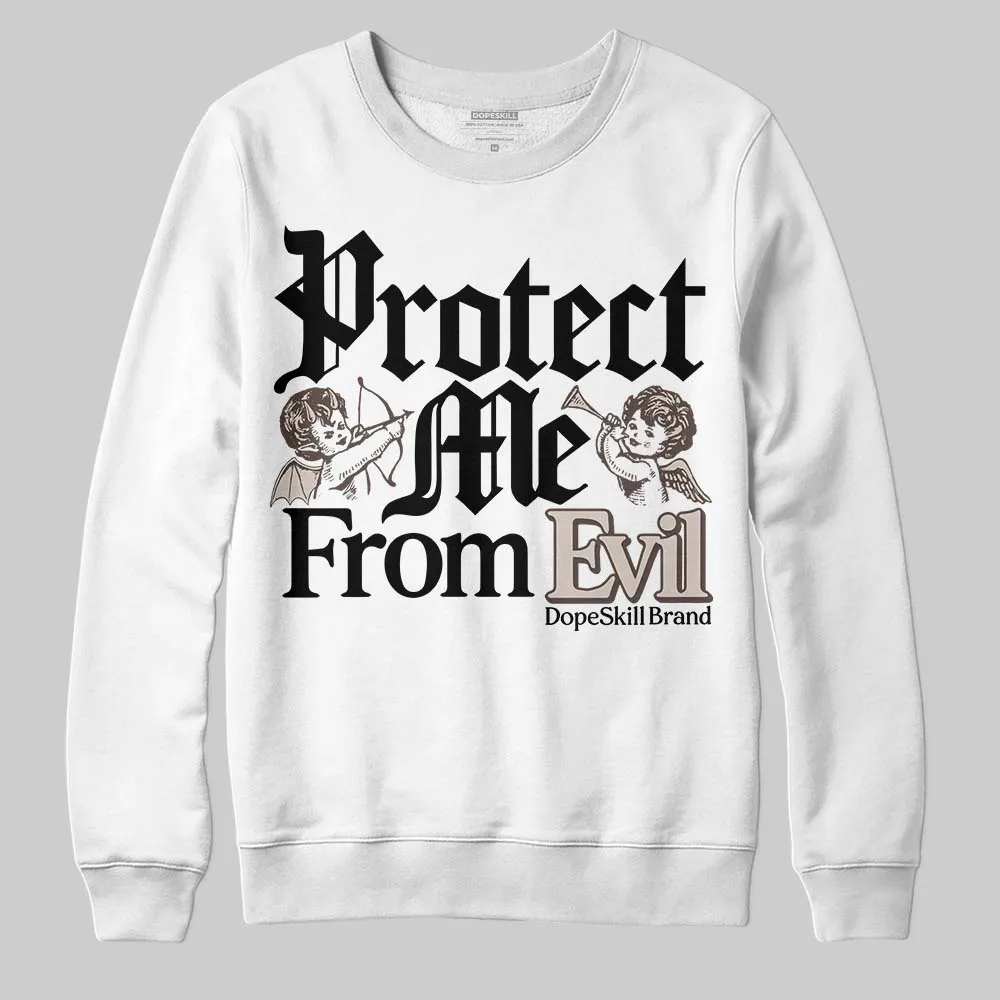 Samba OG White Black Clear Granite DopeSkill Sweatshirt Protect Me From Evil Graphic sold by DopeSkill