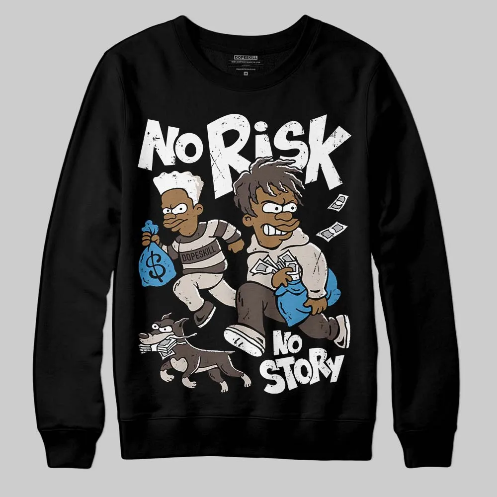 Samba OG White Black Clear Granite DopeSkill Sweatshirt No Risk No Story Graphic sold by DopeSkill product image thumbnail 2
