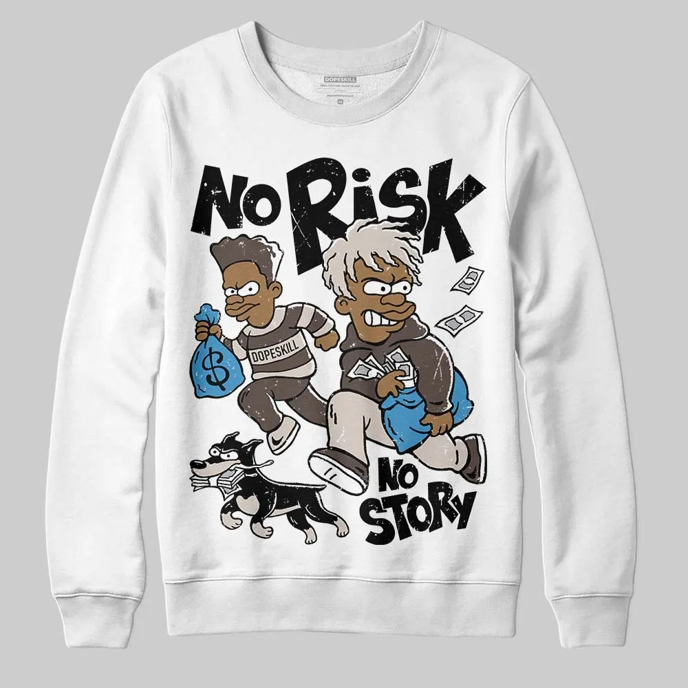 Samba OG White Black Clear Granite DopeSkill Sweatshirt No Risk No Story Graphic sold by DopeSkill