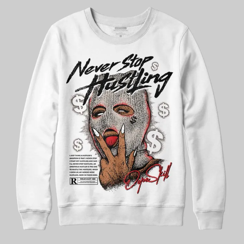 Samba OG White Black Clear Granite DopeSkill Sweatshirt Never Stop Hustling Graphic sold by DopeSkill