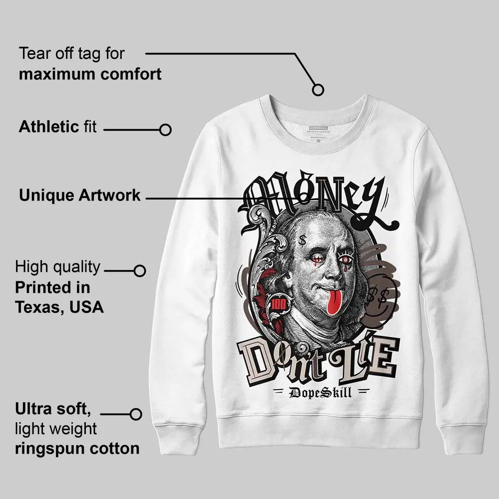 Samba OG White Black Clear Granite DopeSkill Sweatshirt Money Don't Lie Graphic sold by DopeSkill product image thumbnail 3