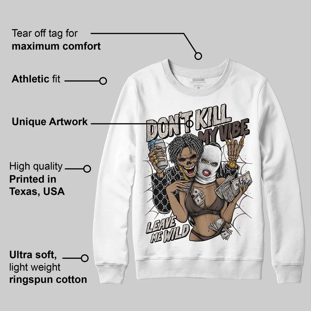 Samba OG White Black Clear Granite DopeSkill Sweatshirt Don't Kill My Vibe Graphic sold by DopeSkill product image thumbnail 3