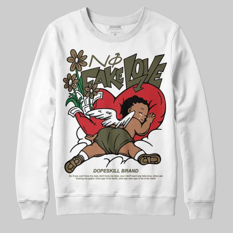Samba OG Focus Olive DopeSkill Sweatshirt No Fake Love Graphic sold by DopeSkill