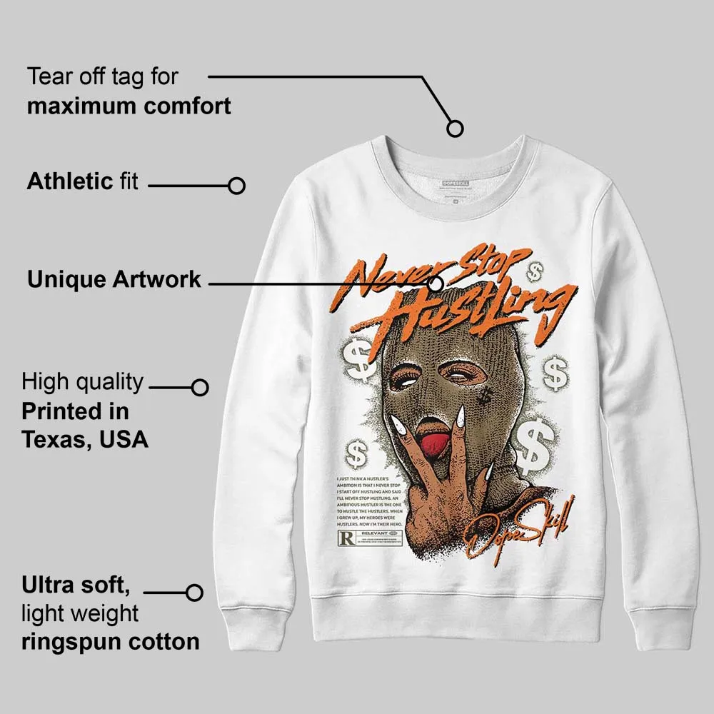 Samba OG Focus Olive DopeSkill Sweatshirt Never Stop Hustling Graphic sold by DopeSkill product image thumbnail 3