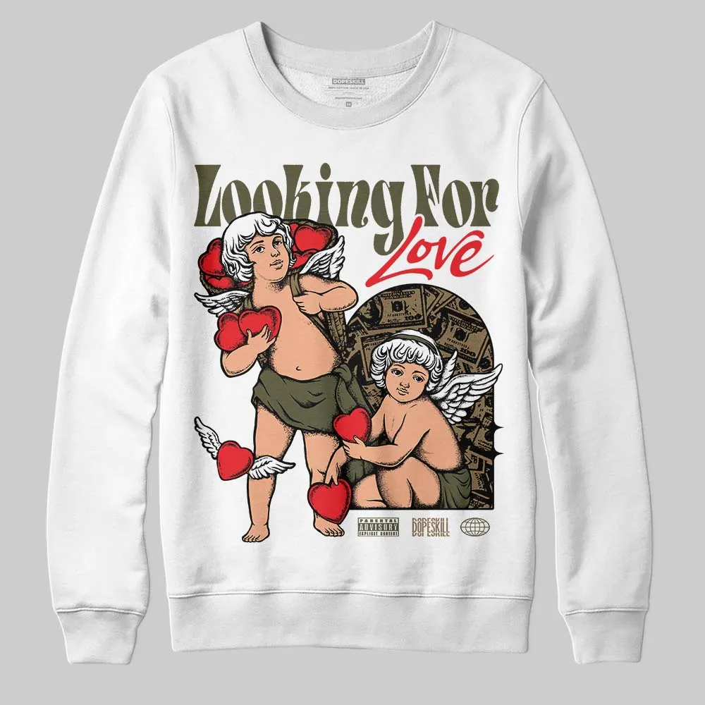 Samba OG Focus Olive DopeSkill Sweatshirt Looking For Love Graphic sold by DopeSkill