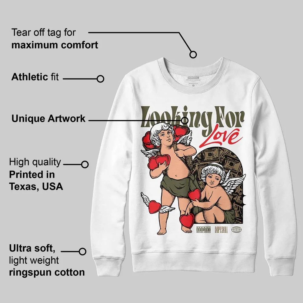 Samba OG Focus Olive DopeSkill Sweatshirt Looking For Love Graphic sold by DopeSkill product image thumbnail 3