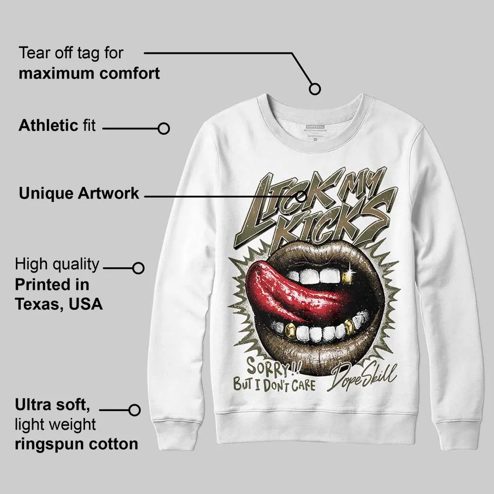 Samba OG Focus Olive DopeSkill Sweatshirt Lick My Kicks Graphic sold by DopeSkill product image thumbnail 3