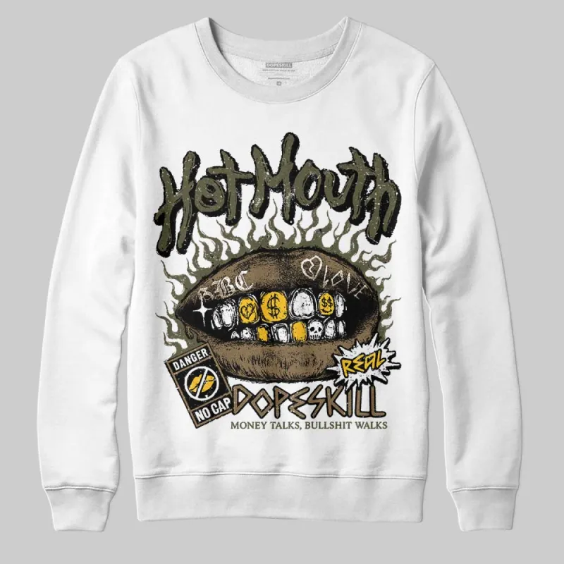 Samba OG Focus Olive DopeSkill Sweatshirt Hot Mouth Graphic sold by DopeSkill