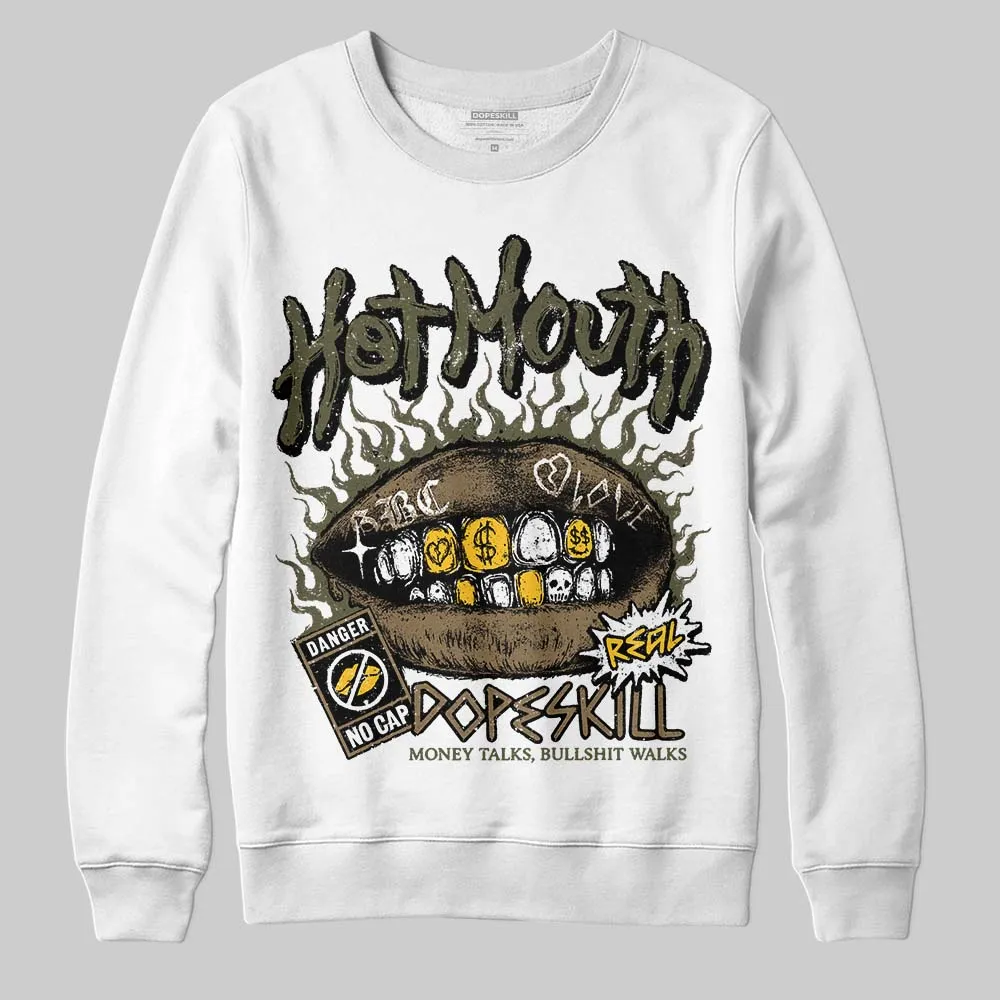 Samba OG Focus Olive DopeSkill Sweatshirt Hot Mouth Graphic sold by DopeSkill