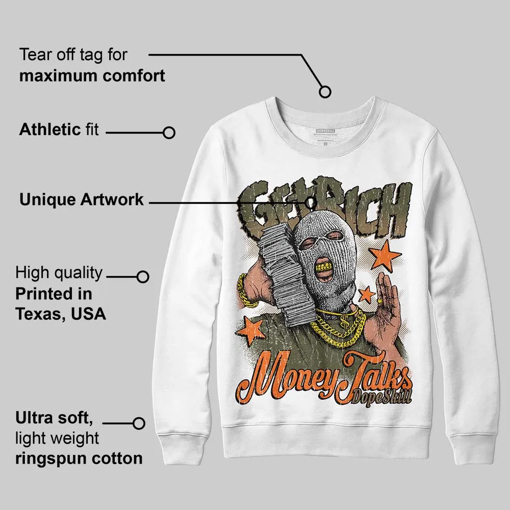 Samba OG Focus Olive DopeSkill Sweatshirt Get Rich Graphic sold by DopeSkill product image thumbnail 3