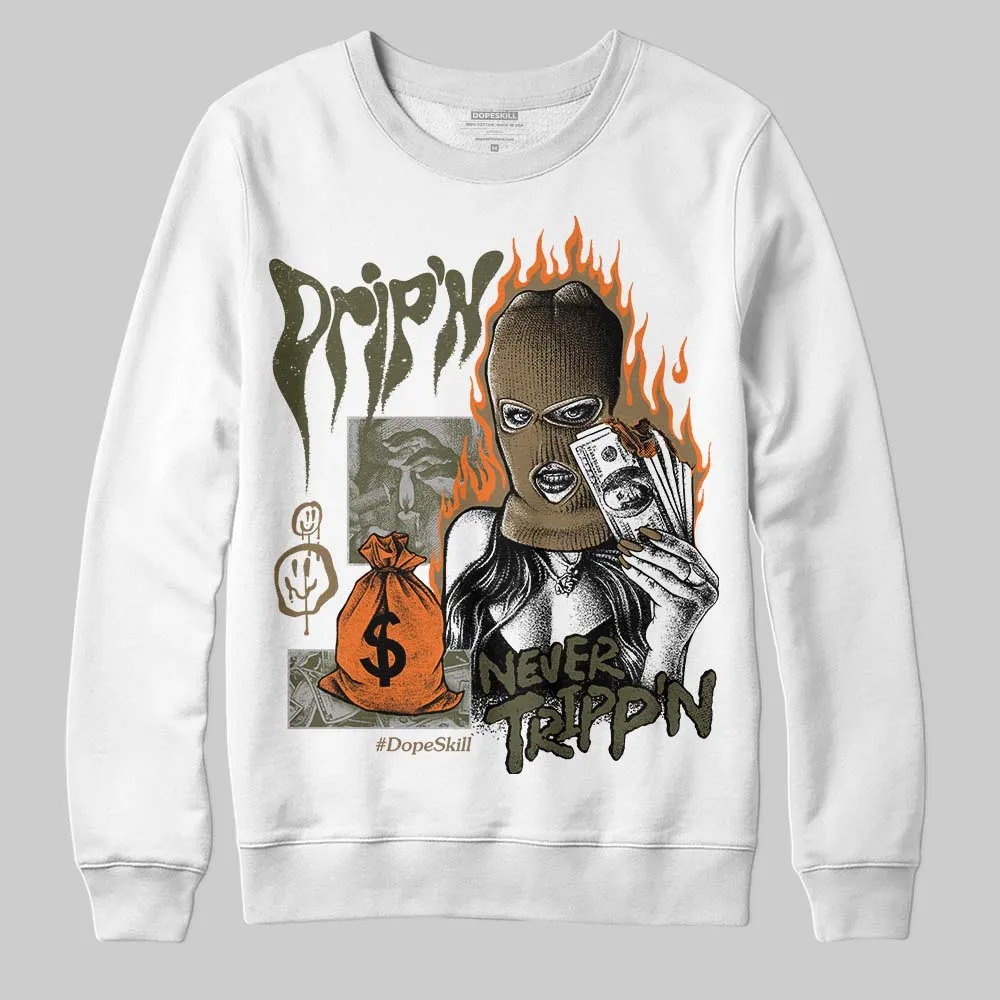 Samba OG Focus Olive DopeSkill Sweatshirt Drip'n Never Tripp'n Graphic sold by DopeSkill