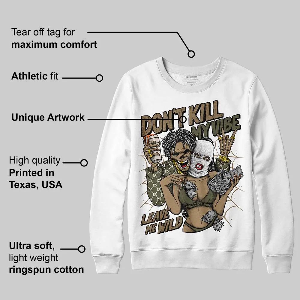 Samba OG Focus Olive DopeSkill Sweatshirt Don't Kill My Vibe Graphic sold by DopeSkill product image thumbnail 3