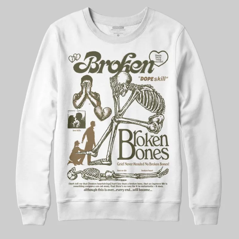Samba OG Focus Olive DopeSkill Sweatshirt Broken Bones Graphic sold by DopeSkill