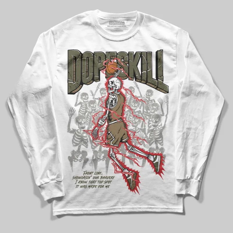 Samba OG Focus Olive DopeSkill Long Sleeve T-Shirt Thunder Dunk Graphic sold by DopeSkill