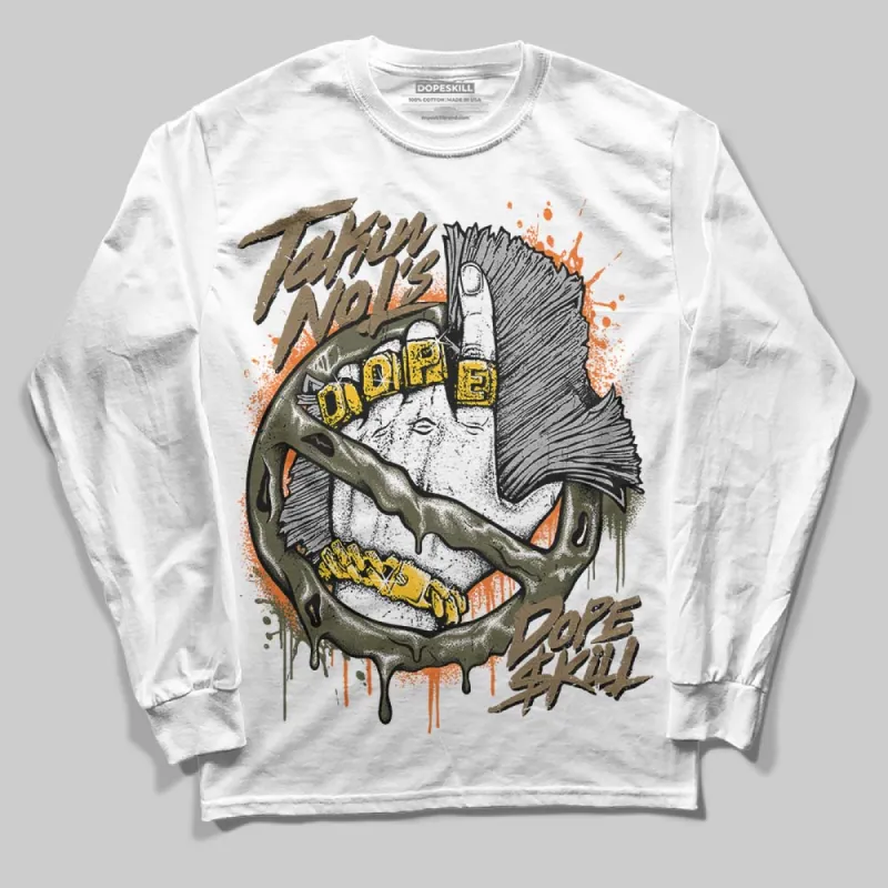 Samba OG Focus Olive DopeSkill Long Sleeve T-Shirt Takin No L's Graphic sold by DopeSkill