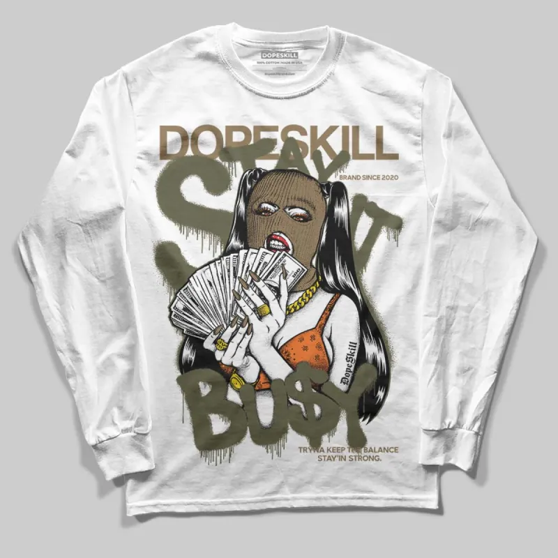 Samba OG Focus Olive DopeSkill Long Sleeve T-Shirt Stay It Busy Graphic sold by DopeSkill