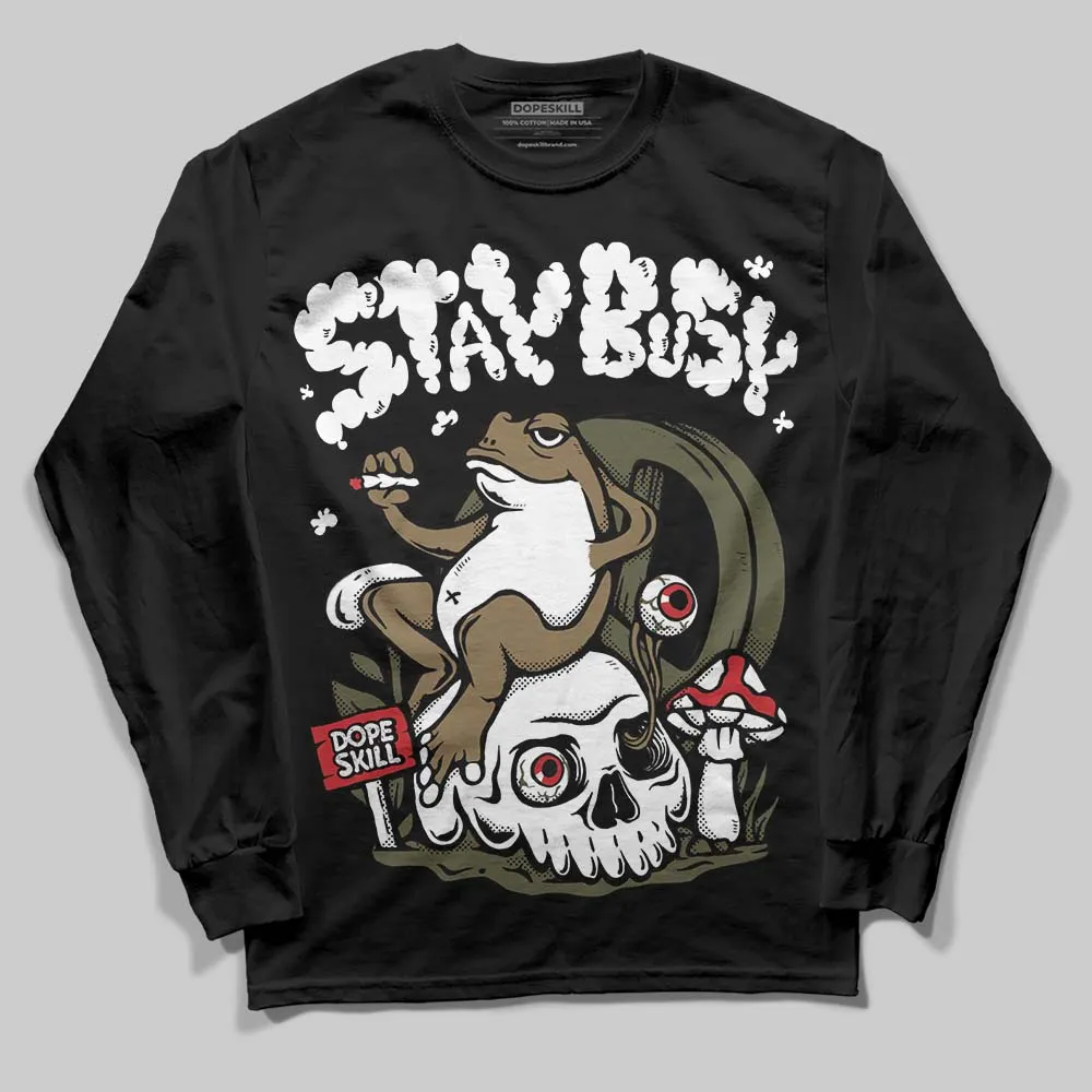 Samba OG Focus Olive DopeSkill Long Sleeve T-Shirt Stay Busy Graphic sold by DopeSkill product image thumbnail 2