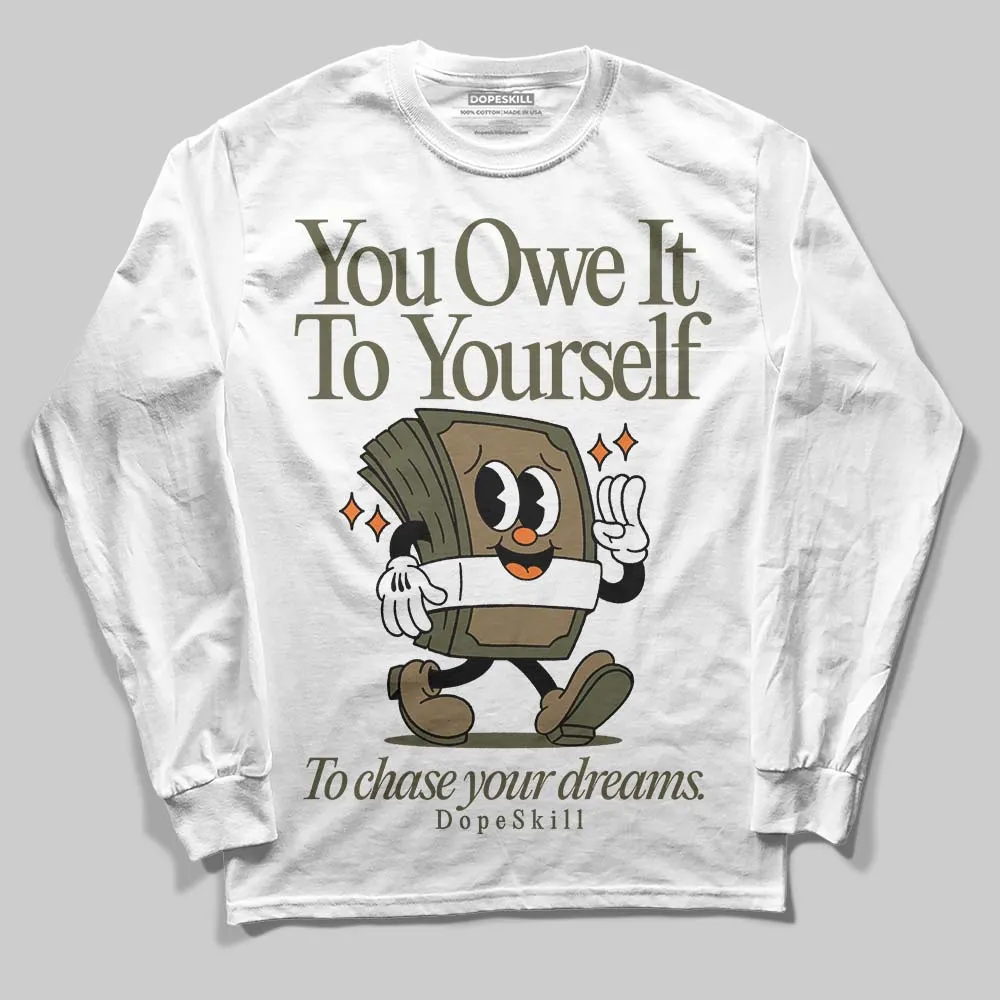 Samba OG Focus Olive DopeSkill Long Sleeve T-Shirt Owe It To Yourself Graphic sold by DopeSkill
