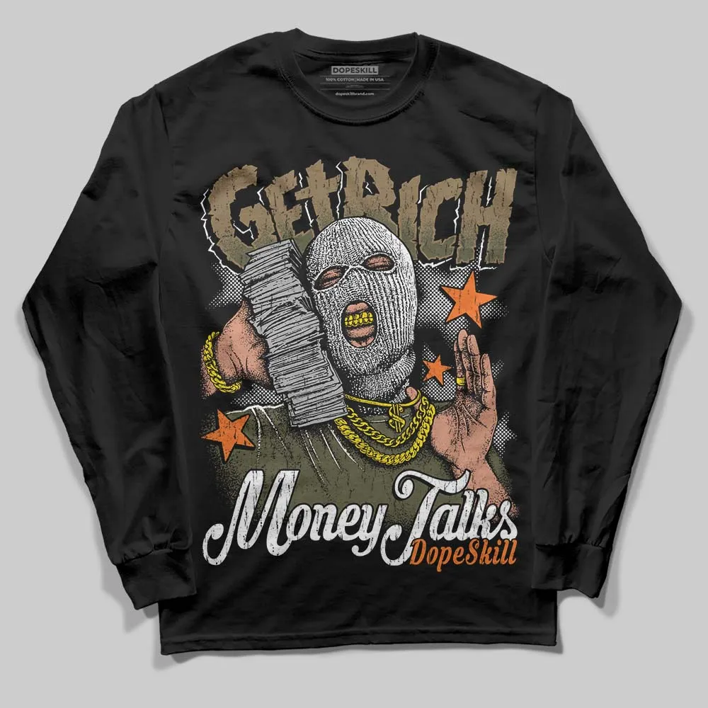 Samba OG Focus Olive DopeSkill Long Sleeve T-Shirt Get Rich Graphic sold by DopeSkill product image thumbnail 2