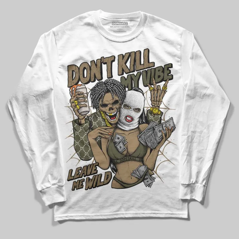 Samba OG Focus Olive DopeSkill Long Sleeve T-Shirt Don't Kill My Vibe Graphic sold by DopeSkill