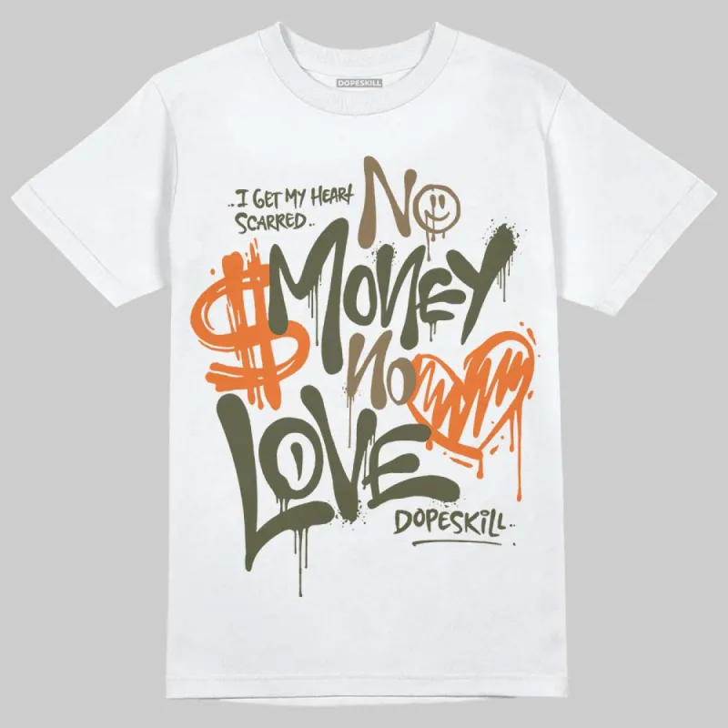 Samba OG Focus Olive DopeSkill T-Shirt No Money No Love Typo Graphic sold by DopeSkill
