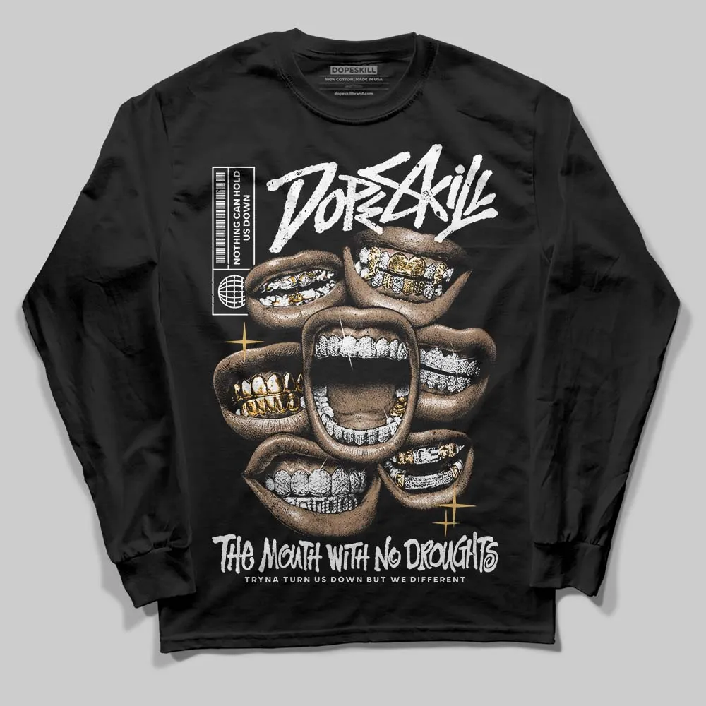Samba OG Core Black Gum DopeSkill Long Sleeve T-Shirt The Mouth With No Droughts Graphic sold by DopeSkill