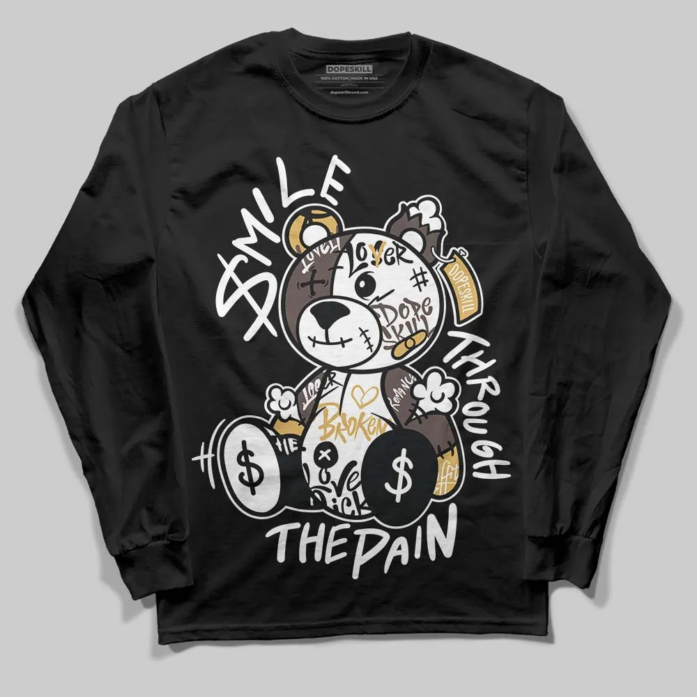 Samba OG Core Black Gum DopeSkill Long Sleeve T-Shirt Smile Through The Pain Graphic sold by DopeSkill