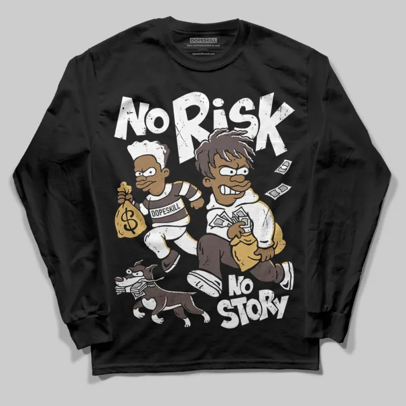 Samba OG Core Black Gum DopeSkill Long Sleeve T-Shirt No Risk No Story Graphic sold by DopeSkill