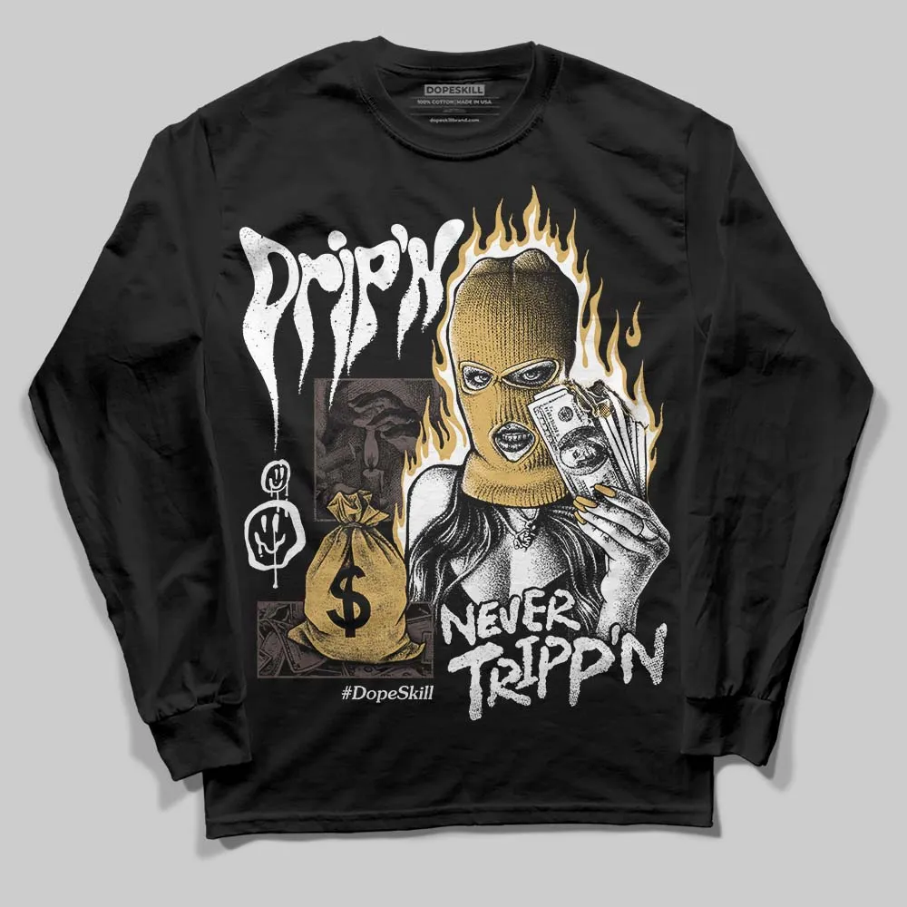 Samba OG Core Black Gum DopeSkill Long Sleeve T-Shirt Drip'n Never Tripp'n Graphic sold by DopeSkill