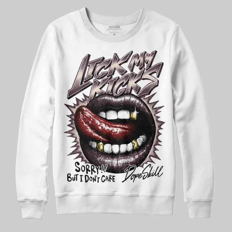 Samba OG Maroon Gold Metallic DopeSkill Sweatshirt Lick My Kicks Graphic sold by DopeSkill