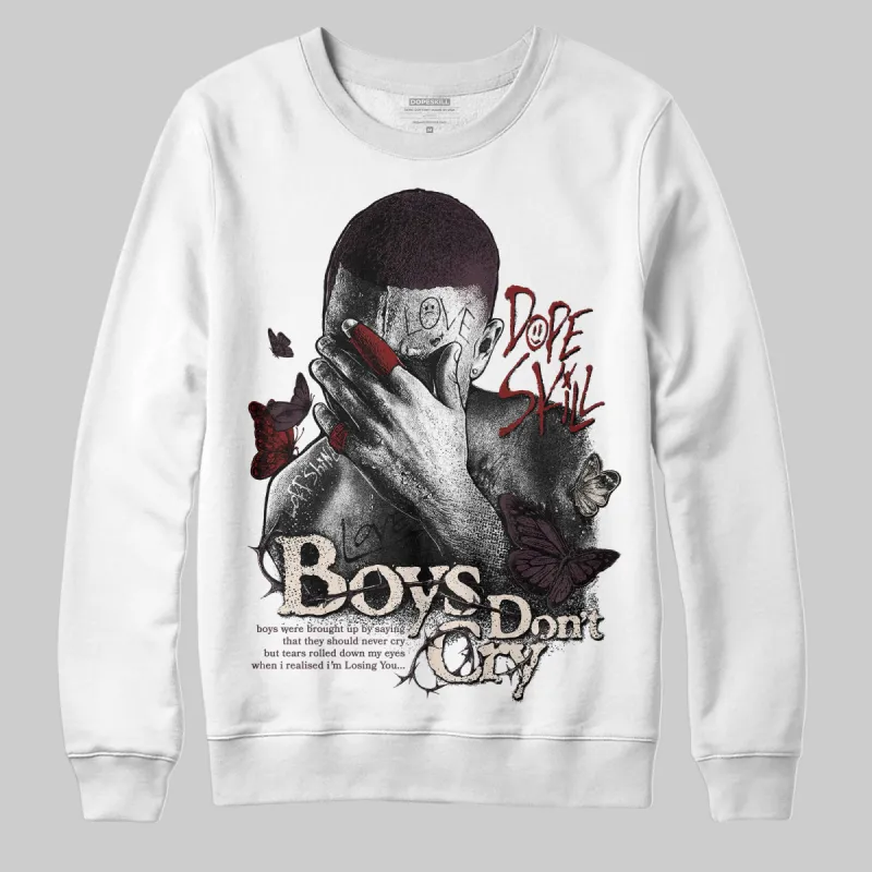 Samba OG Maroon Gold Metallic DopeSkill Sweatshirt Boys Don't Cry Graphic sold by DopeSkill