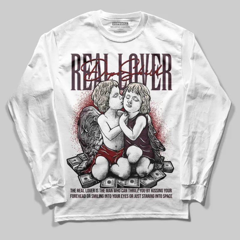 Samba OG Maroon Gold Metallic DopeSkill Long Sleeve T-Shirt Real Lover Graphic sold by DopeSkill