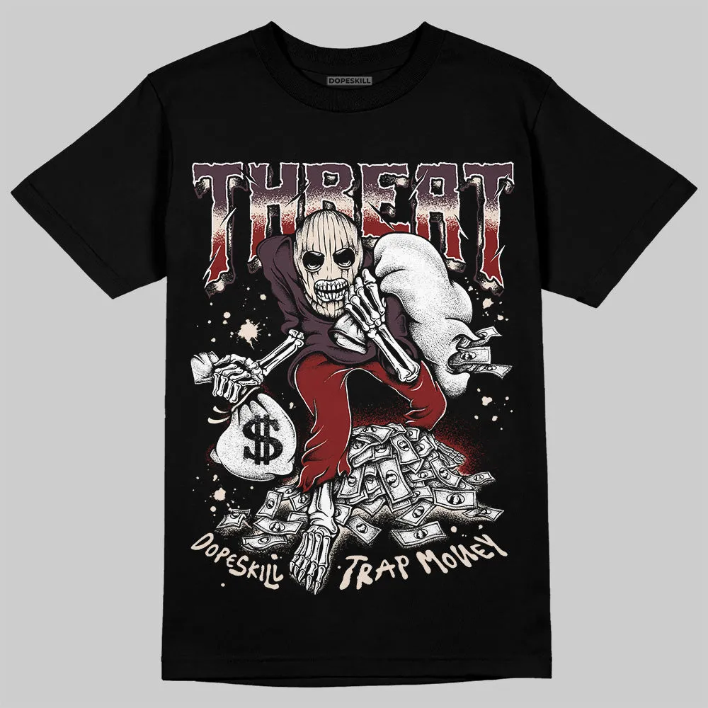 Samba OG Maroon Gold Metallic DopeSkill T-Shirt Threat Graphic sold by DopeSkill product image thumbnail 2