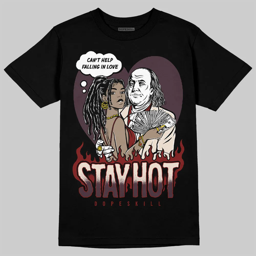 Samba OG Maroon Gold Metallic DopeSkill T-Shirt Stay Hot Graphic sold by DopeSkill product image thumbnail 2